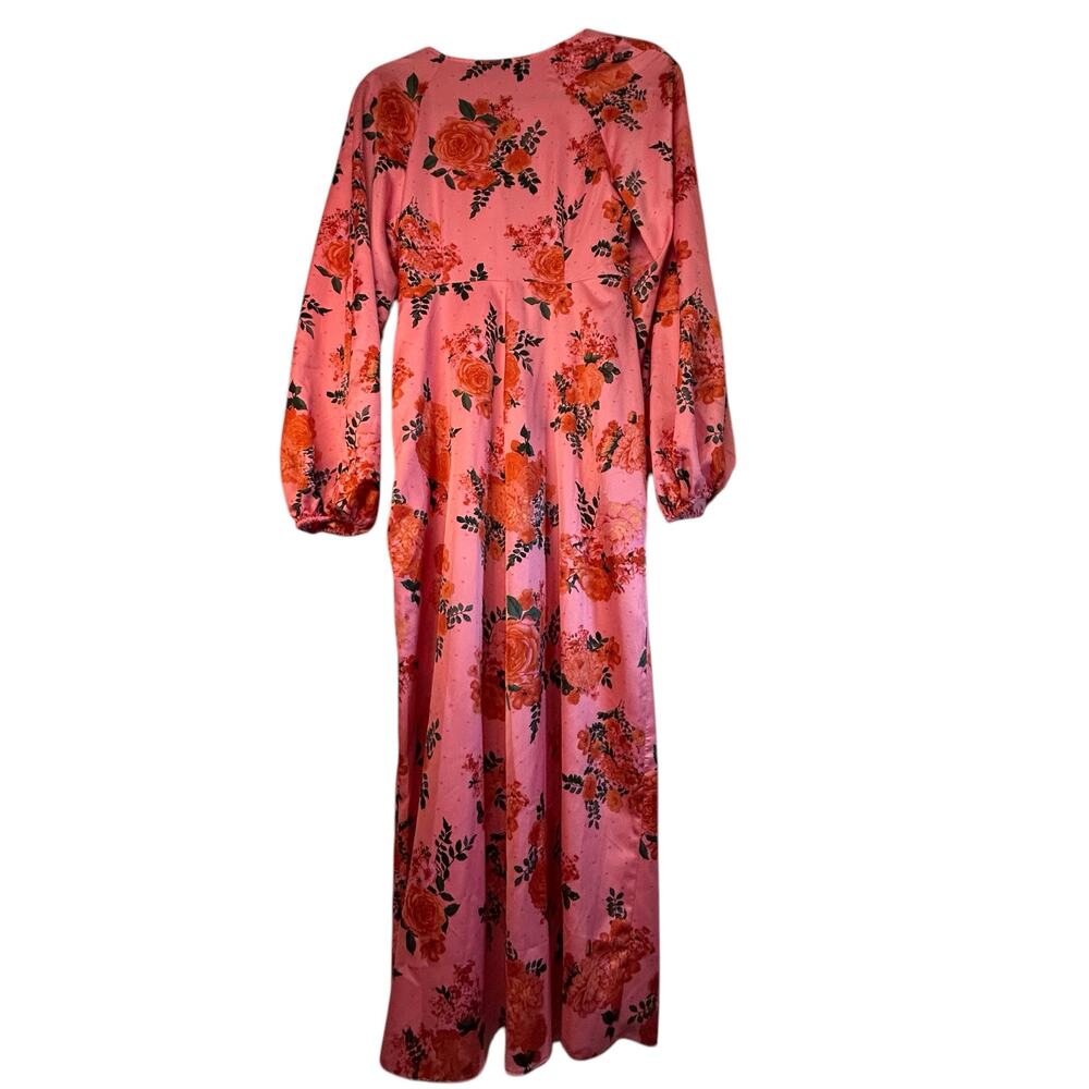 ASOS Design Pink Floral Maxi - Size 4 - Picture 4 of 15
